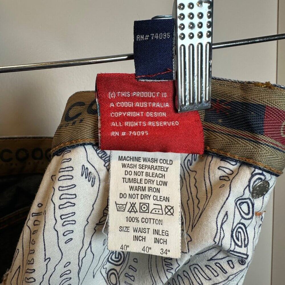 Vintage 90s Coogi Australia Men Straight Fit Jean Blue Denim Size 40 100% Cotton - Picture 6 of 9